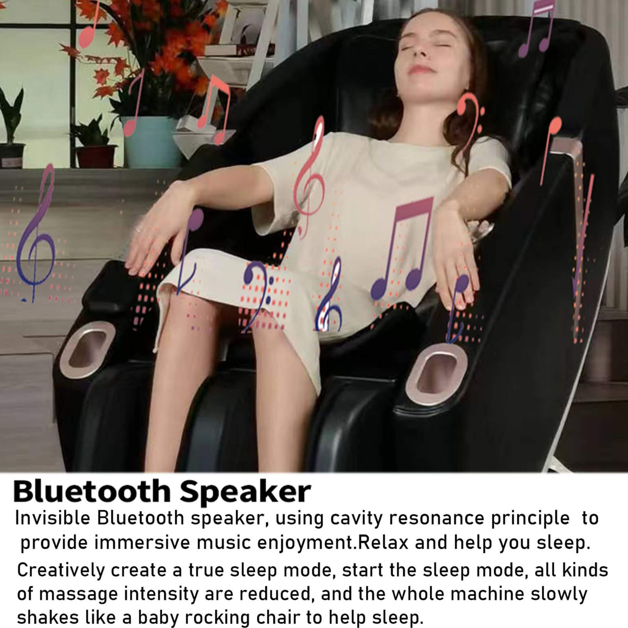 Rovix Premium Zero Gravity Full Body Multifunction Massage Chair With Auto Body Scan (SAK72182)